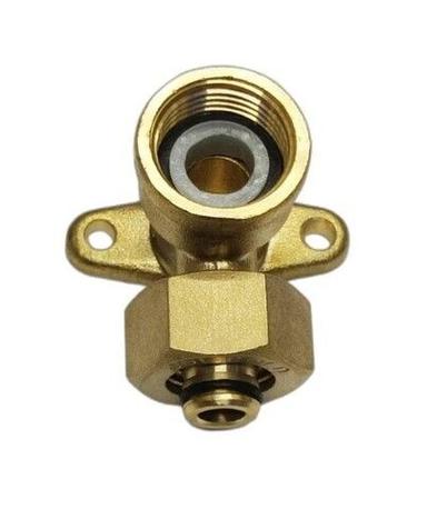 Threaded Brass W.M Elbow 1216 Jdl Gold For Gas Pipe