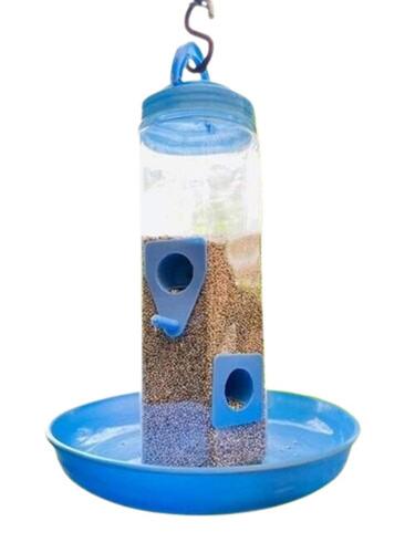 Hanging Mounted Light Weighted Portable Crack Resistant Plastic Body Bird Feeder