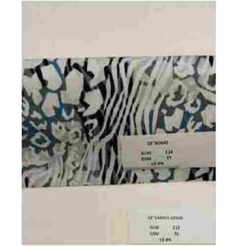 Cotton Grey and Print Fabric 8080
