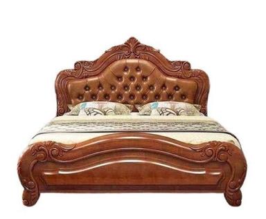 Polished Finished Premium Design Wooden Bed