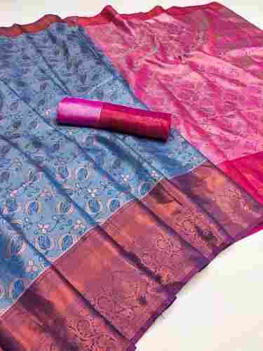 Multicolor Printed Hand Woven Sarees