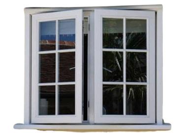 Silver Color Upvc French Window For Home And Hotel
