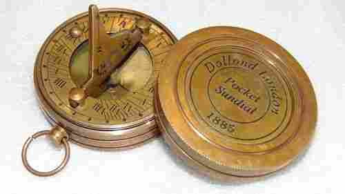 Antique Pocket Sundail Compass