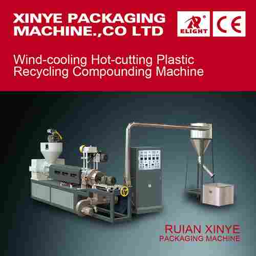 Wind Cooling Hot-Cutting Plastic Recycling Compounding Machine