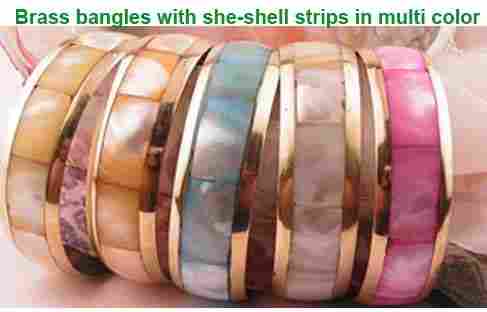 Seashell Artificial Bangles