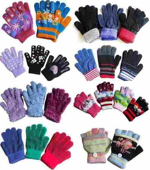 Polyester Printed Magic Gloves