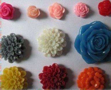 Resin Flower Beads