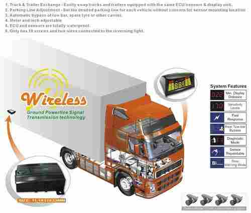  ट्रक और बसों के लिए वायरलेस एलईडी पार्किंग सेंसर 