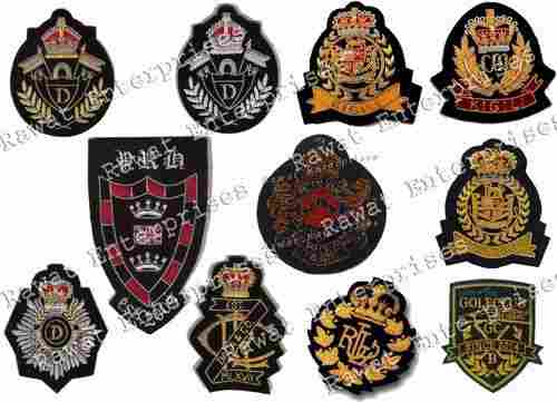 Bullion Embroidery Badges