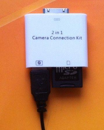 2 In 1 Camera Connection Kit For IPad
