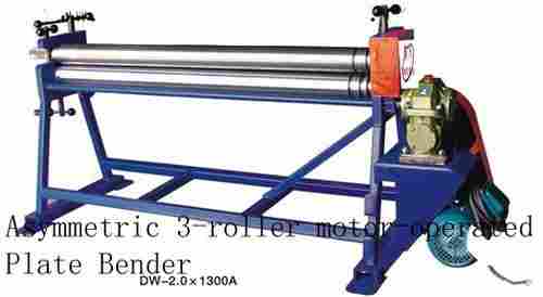 Asymmetric 3-Roller Motor Operated Plate Bender