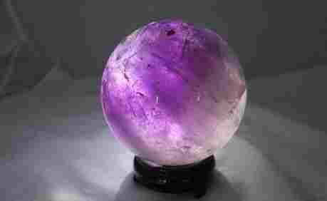Pretty Natural Purple Crystal Ball