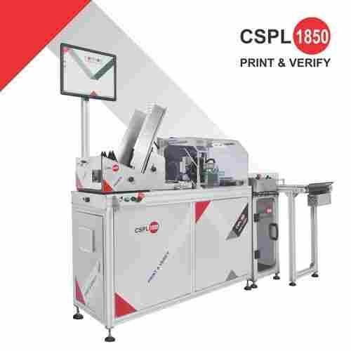 CSPL 1850 Offline Flat Carton Print and verification System