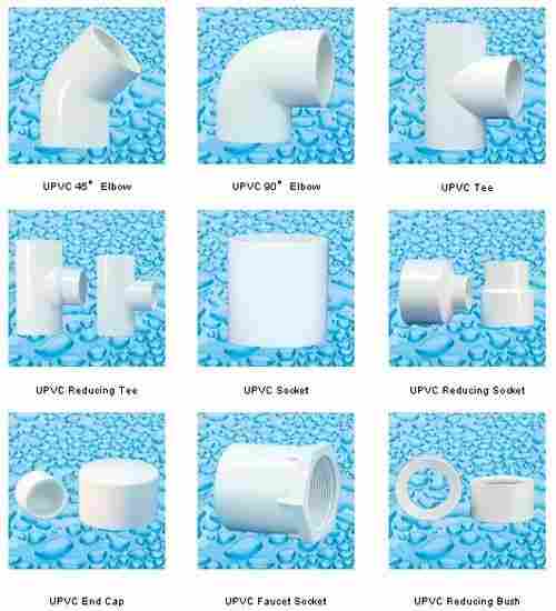 White Pvc Pipe Fittings/Elbow/Tee/Reducer/Coulping