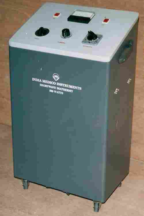 SHORTWAVE MEDICAL DIATHERMY-500w.(with Pad Electrodes & Cooling Fan):