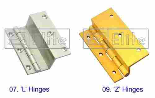 Brass L And Z Hinges