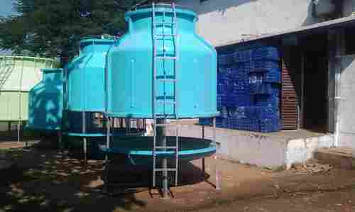 Round Shape Counter Flow FRP Cooling Towers