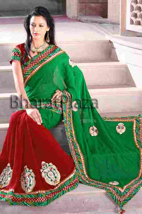 Beauteous Combination Sari