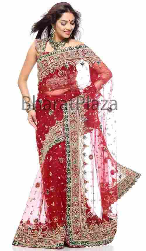 Heavy Work Bridal Saree