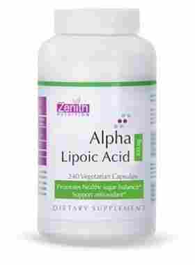 Zenith Nutrition Alpha Lipoic Acid 100mg (240 Capsules)