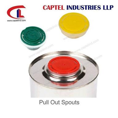 Pull Out Spouts for Tin Cans with Tamper Evident Seal