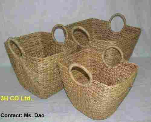 Set of 3 Frame Water Hyacinth Basket (SD2880A/3NA)