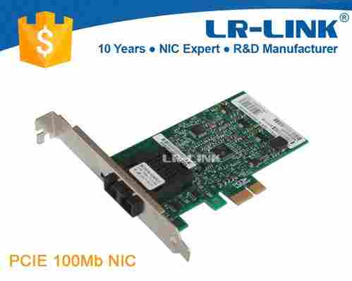 Lr-Link Lrec9030pf Pci-E (X1) Fast Ethernet 100base-Fx Network Card Sc Connector Pxe Support
