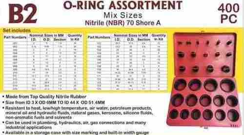 O Rings Box (Kit) - Nitrile Rubber - Mix Sizes