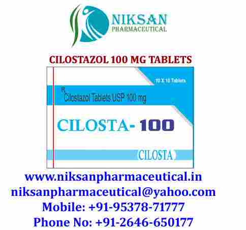 Cilostazol 100 mg Tablets