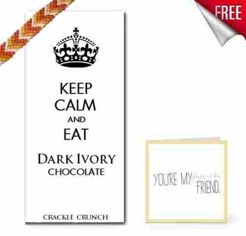 Dark Ivory Crackle Crunch Chocolate