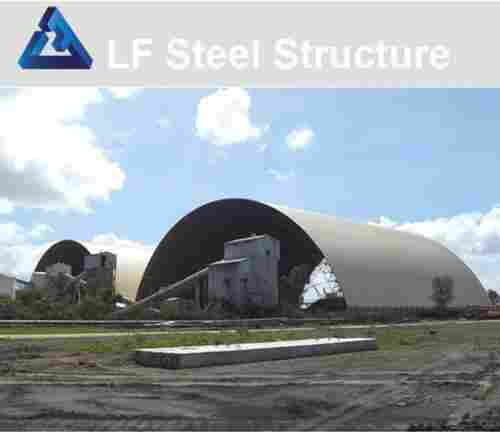Steel Space Frame Arched Coal Storage for Power Plant