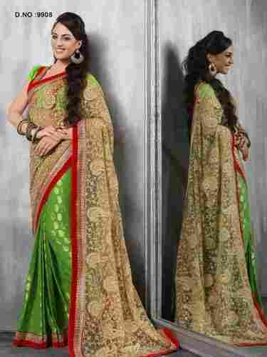 Fancy Multy Embroidery Designing Saree