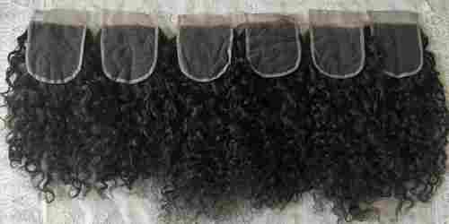 Raw Curly Lace Closures 4x4 Transparent Swiss lace