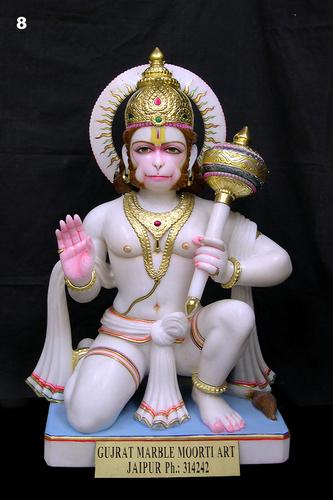Sculpture Marble Hanuman Statue