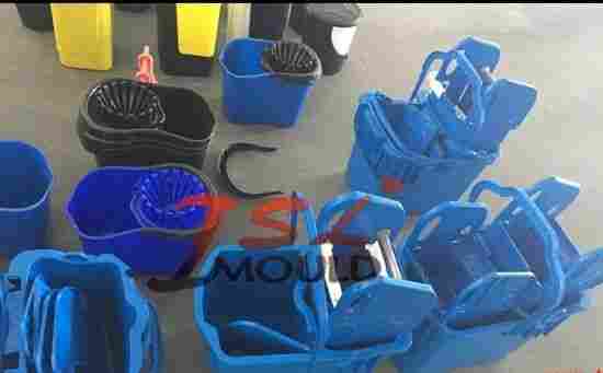 Customized Injection Plastic Industrial Mop Wringer Bucket Mould
