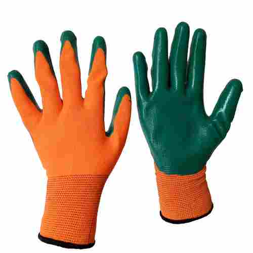 Chemical Resistant Nitrile Plam Coated Safety Work Gloves