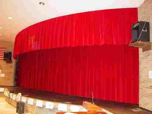 Round Shape Motorized Stage Curtains