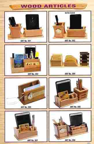 Durable Wooden Pen Stand