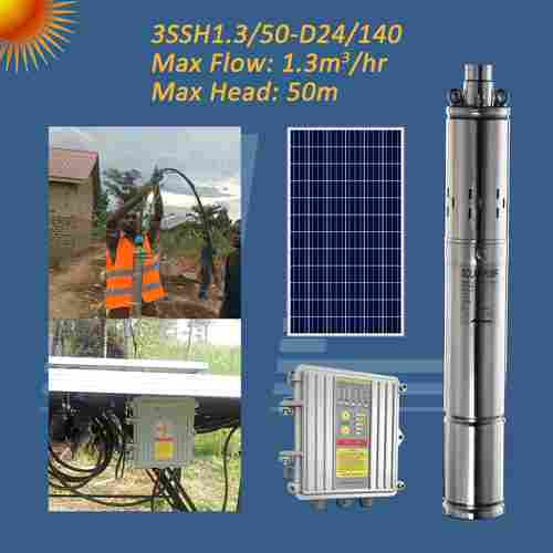 140W Stainless Steel Solar DC Submersible Water Pump