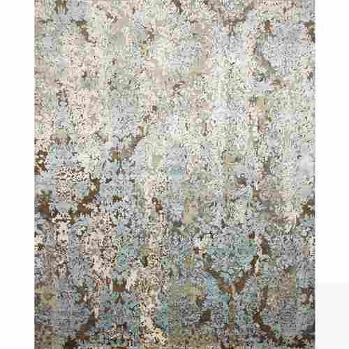 Floral Design Contemporary Area Wool And Silk Carpets