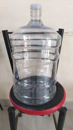 Round Leakage Proof 20 Liters Plastic Transparent Water Jar