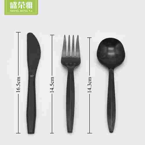 Disposable Corn Starch Cutlery Set
