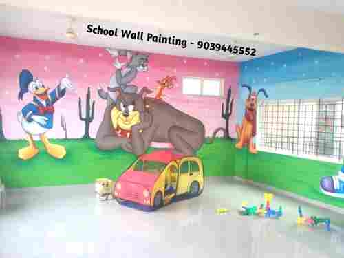 School Interior Decoration Art Work Service