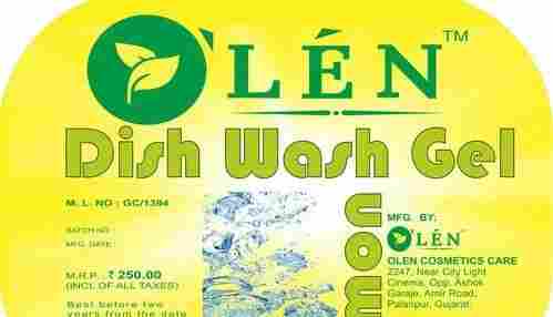 Dish Wash Gel with Fresh Lime Extracts