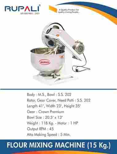 Stainless Steel Flour Mixing and Kneading Machine