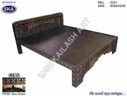 Antique Brash and Iron Bed