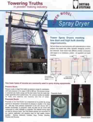 Spray Dryers For Detergent Powder