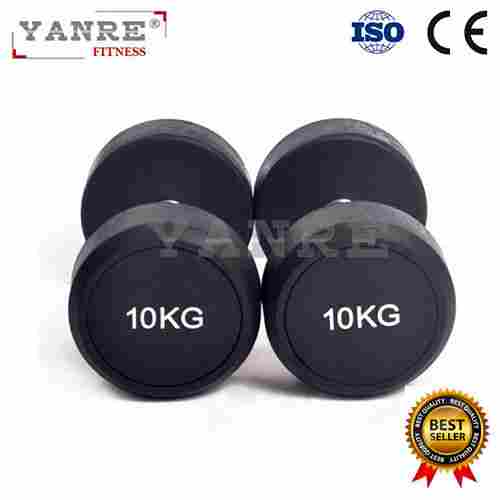 Round Head Rubber Coated Dumbbell