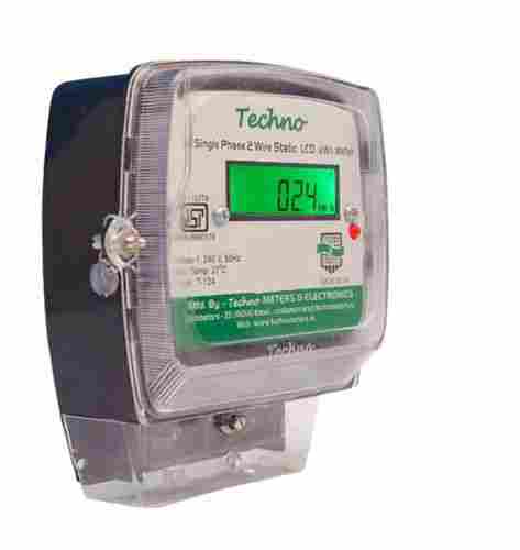 Wall Mounted 100% Accuracy Single Phase Two Wire Class 1 Utility Meter