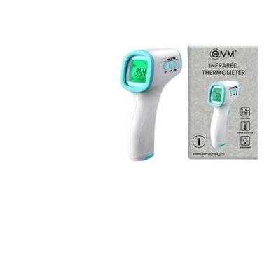 White Infrared Thermometer With High Temperature Alarm